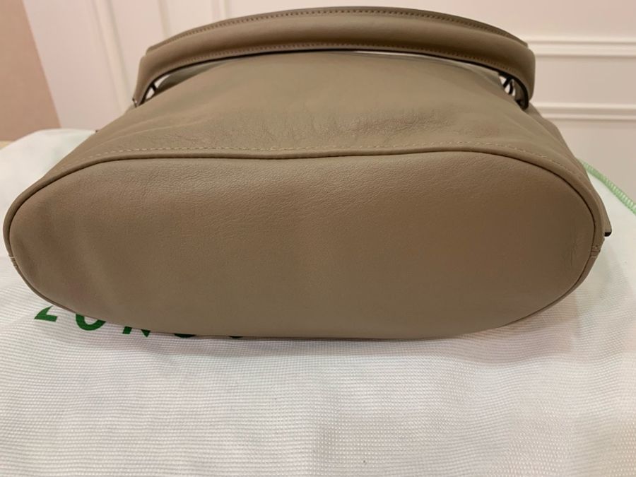 LONGCHAMP 3D系列牛皮壓印兩用水桶包-4