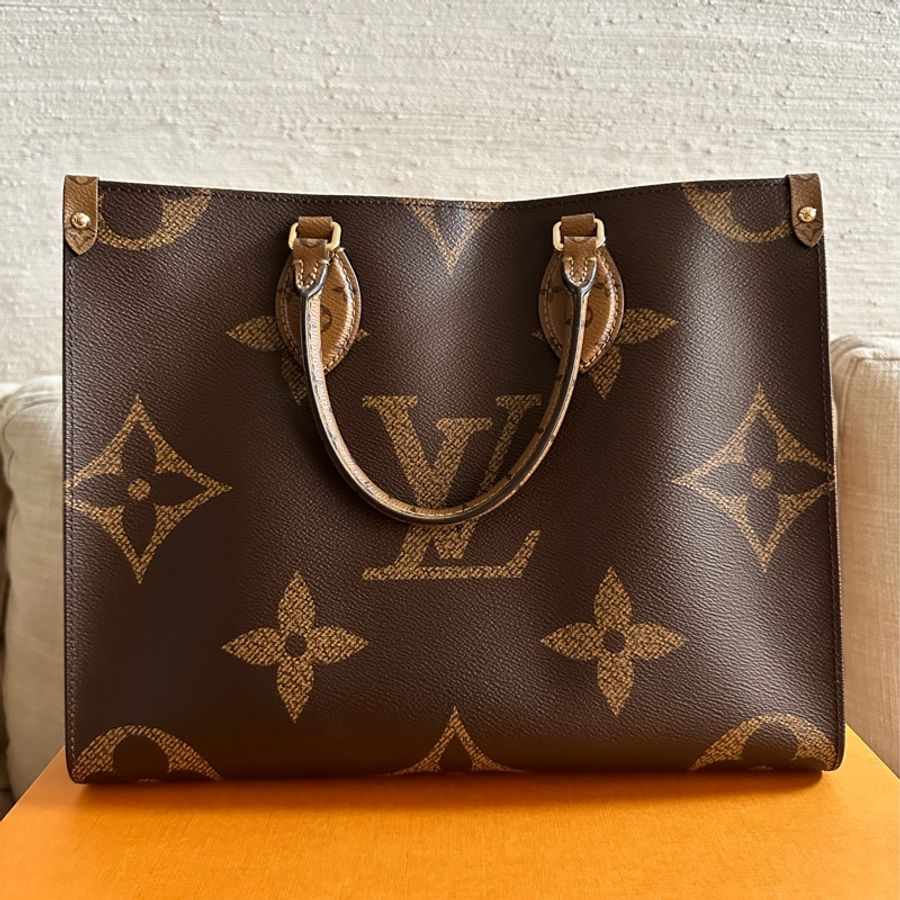 LV 老花 OnTheGo MM(中號)手提肩背兩用-1