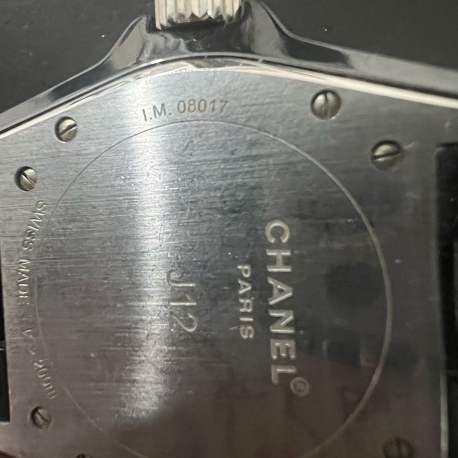 Chanel J12二手保証專櫃正品H1634紅寶石38mm自動錶,九成新-5