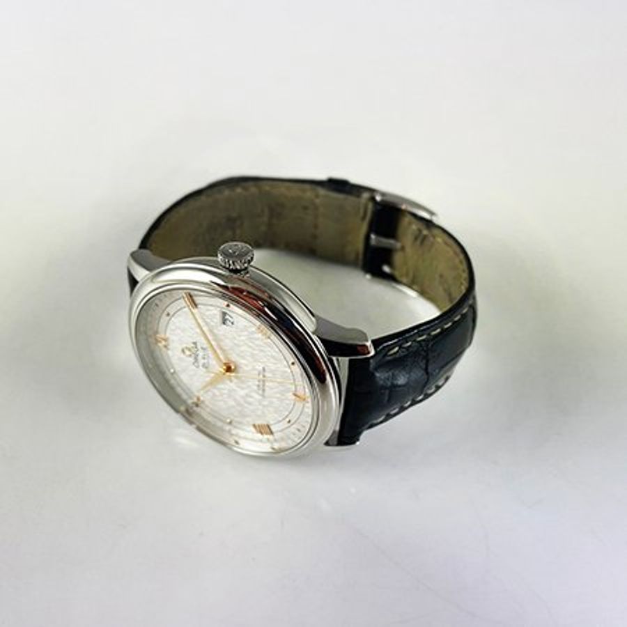 已售出* OMEGA DE VILLE碟飛PRESTIGE系列 不鏽鋼機械腕錶 39.5MM-1