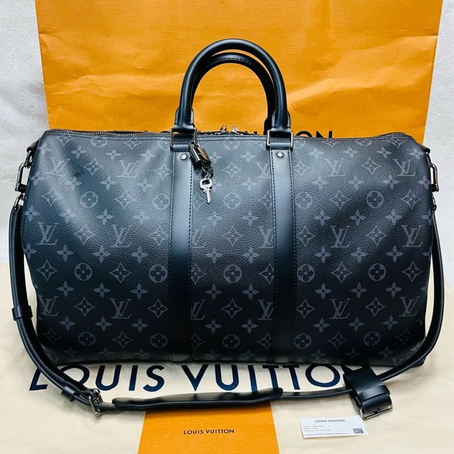 Louis Vuitton Keepall 45 旅行包 (M40569#新款晶片款)-0