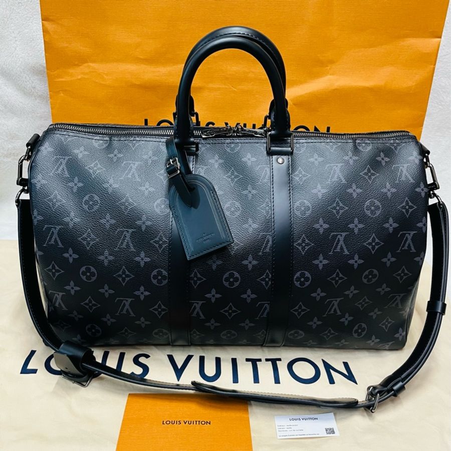 Louis Vuitton Keepall 45 旅行包 (M40569#新款晶片款)-1