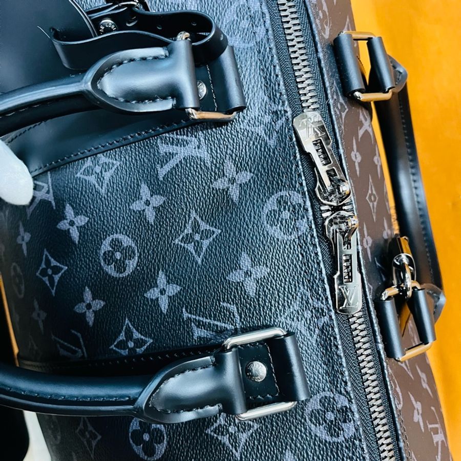 Louis Vuitton Keepall 45 旅行包 (M40569#新款晶片款)-9