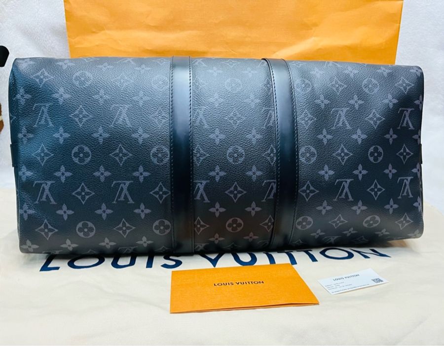 Louis Vuitton Keepall 45 旅行包 (M40569#新款晶片款)-10