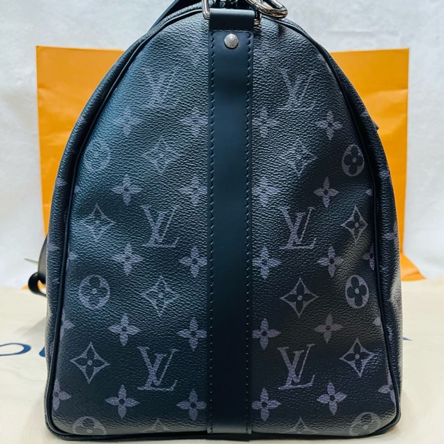 Louis Vuitton Keepall 45 旅行包 (M40569#新款晶片款)-15