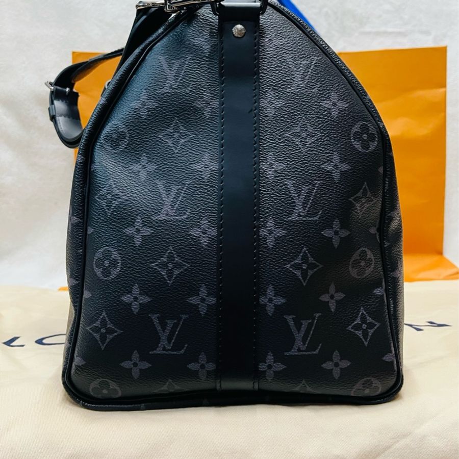 Louis Vuitton Keepall 45 旅行包 (M40569#新款晶片款)-16