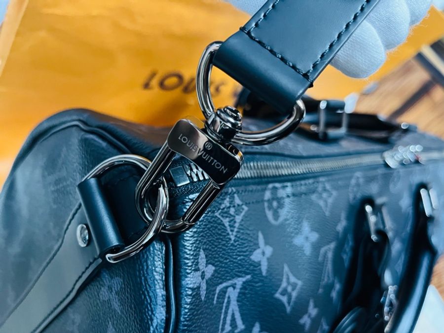 Louis Vuitton Keepall 45 旅行包 (M40569#新款晶片款)-23