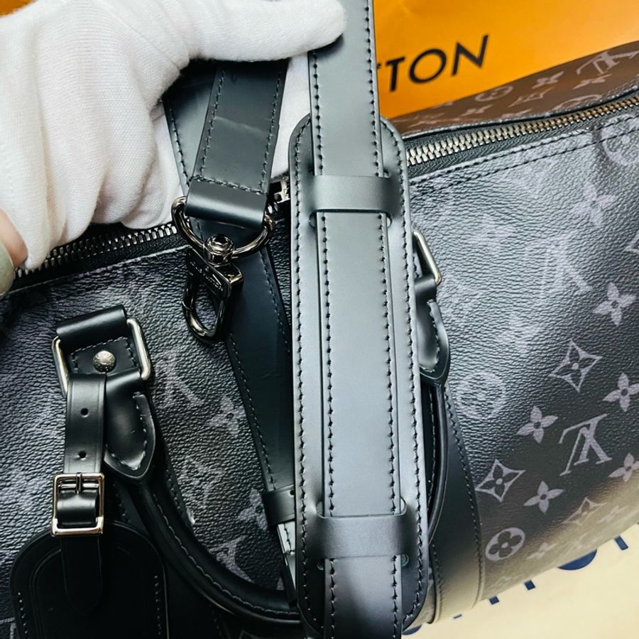 Louis Vuitton Keepall 45 旅行包 (M40569#新款晶片款)-24