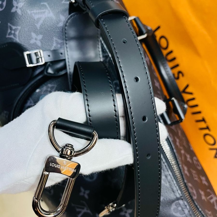 Louis Vuitton Keepall 45 旅行包 (M40569#新款晶片款)-25