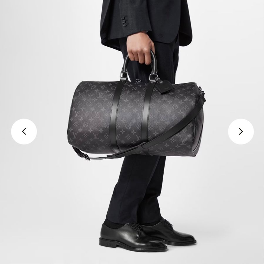 Louis Vuitton Keepall 45 旅行包 (M40569#新款晶片款)-28
