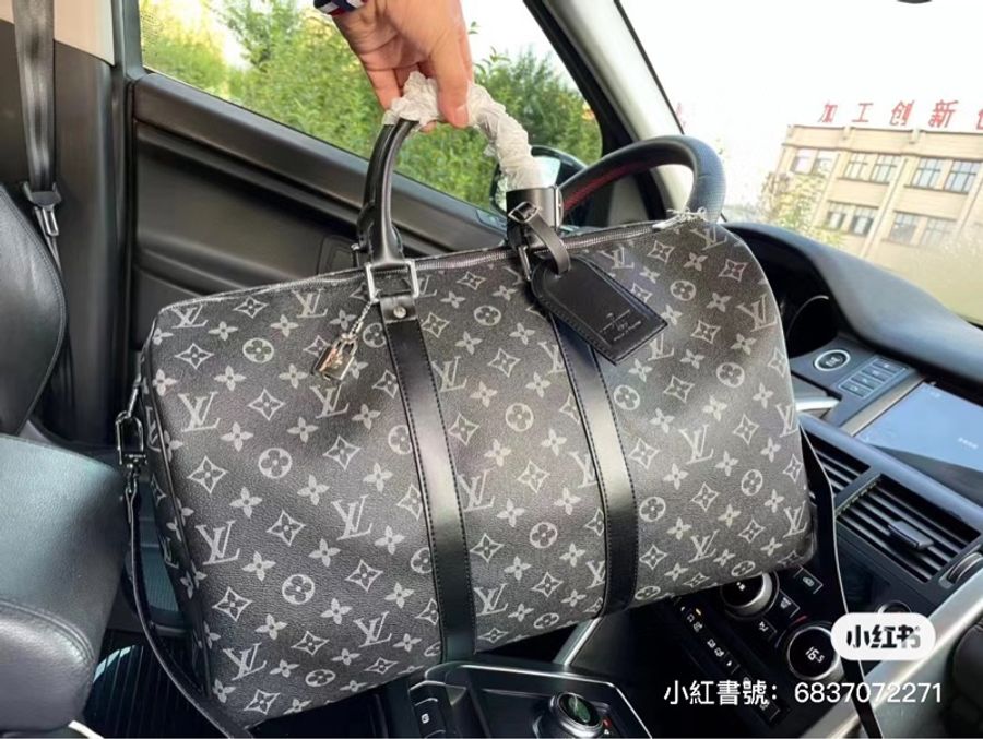 Louis Vuitton Keepall 45 旅行包 (M40569#新款晶片款)-30