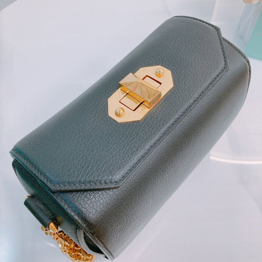 Item19 Alexander Wang 亞歷山大王 盒子 兩用包 牛皮 Box Bag Calfskin Black x GHW-11