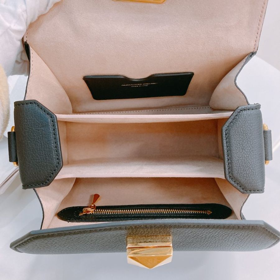 Item19 Alexander Wang 亞歷山大王 盒子 兩用包 牛皮 Box Bag Calfskin Black x GHW-14