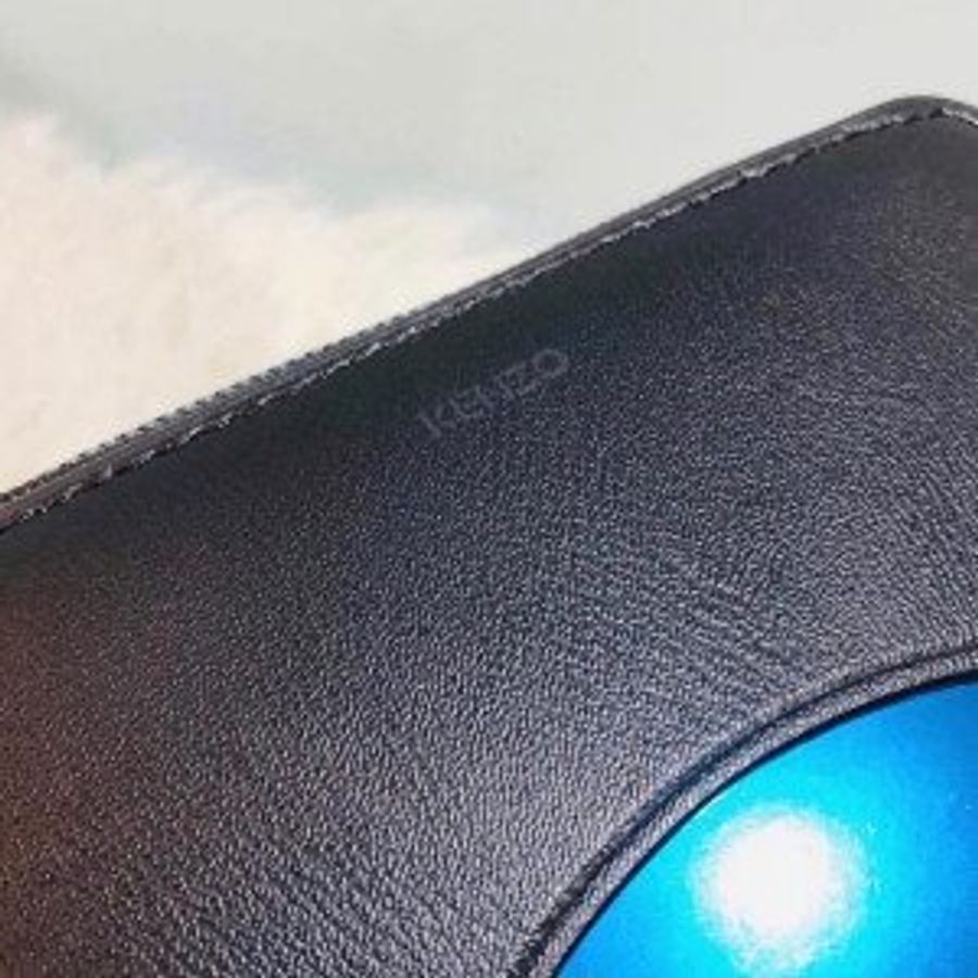 Kenzo 錢包 Short Wallet Black x Blue-4