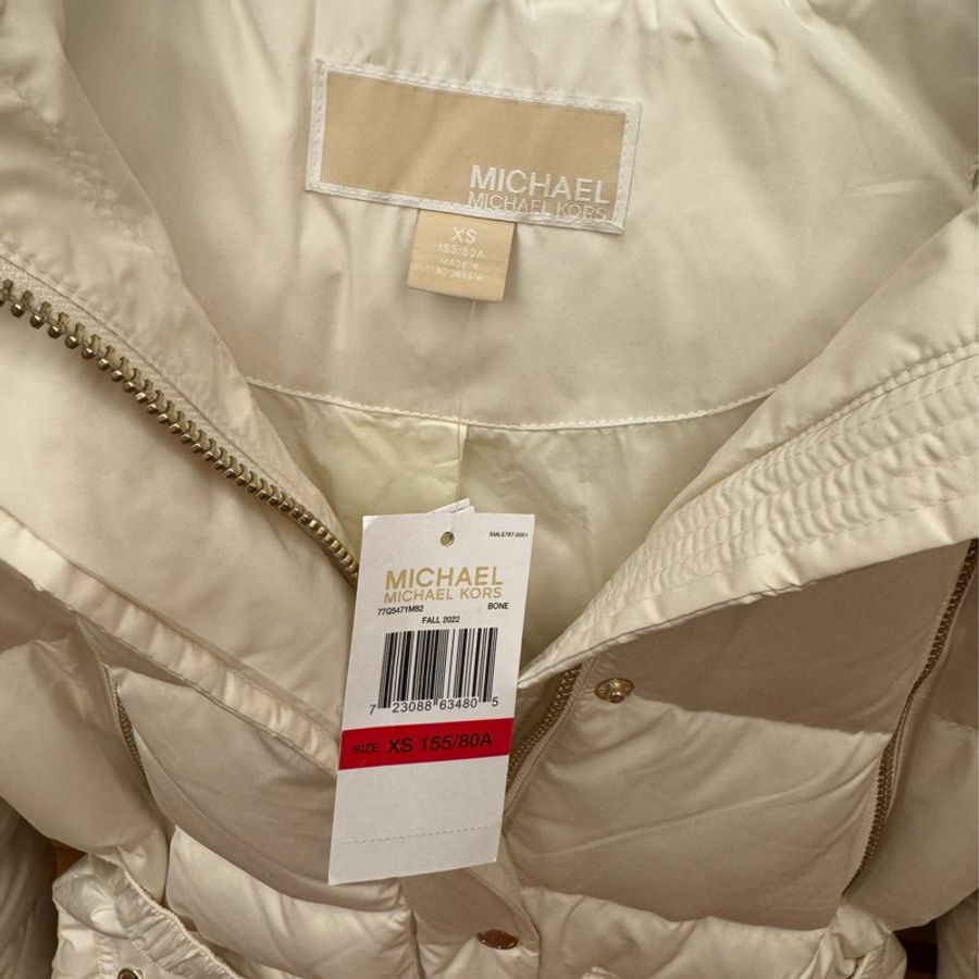 全新 Michael Kors 羽絨衣 XS (帽子可拆)-8