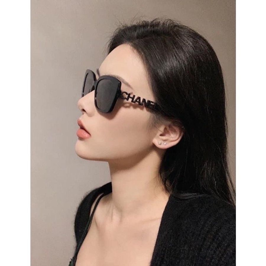 【現貨】Chanel【可刷卡分期】香奈兒 CH5422 黑色 太陽眼鏡 單身即地獄 宋智雅同款墨鏡 偏光太陽眼鏡 熱賣款-5