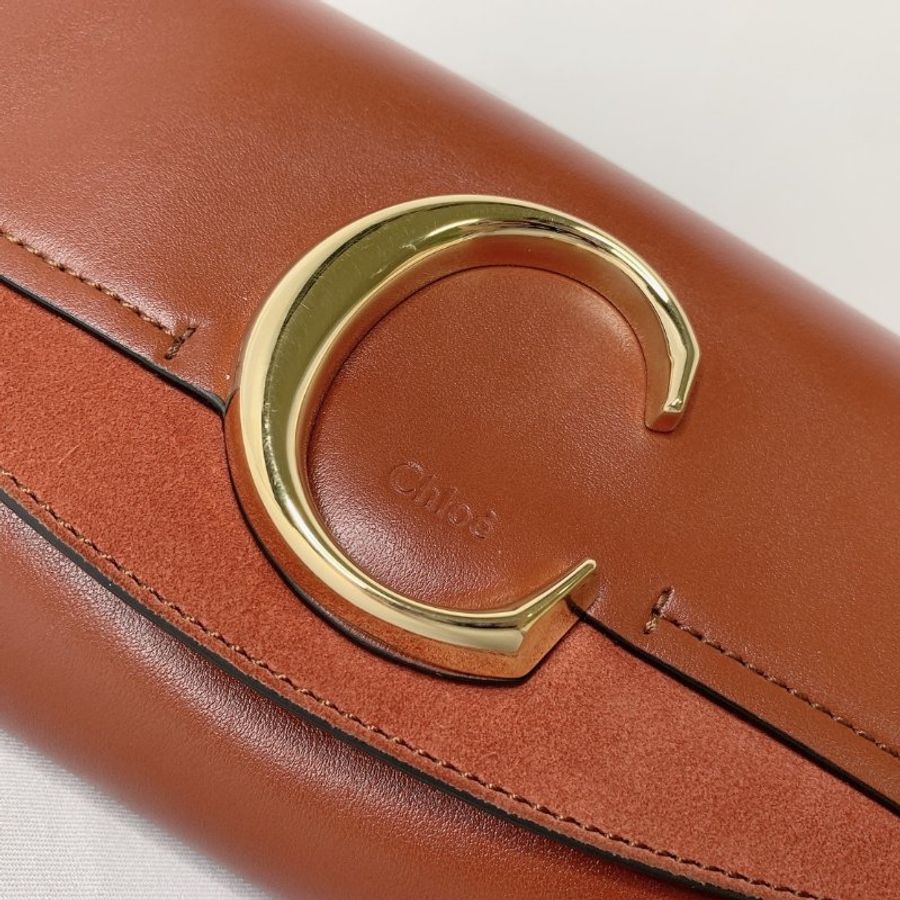 CHLOE C字logo翻蓋腰包-8