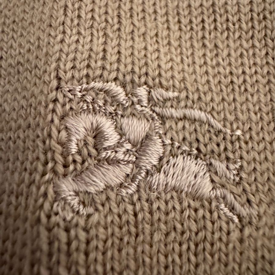 🍒BURBERRY 毛料七分袖V領經典上衣 size:2 / 2F231120-2-9