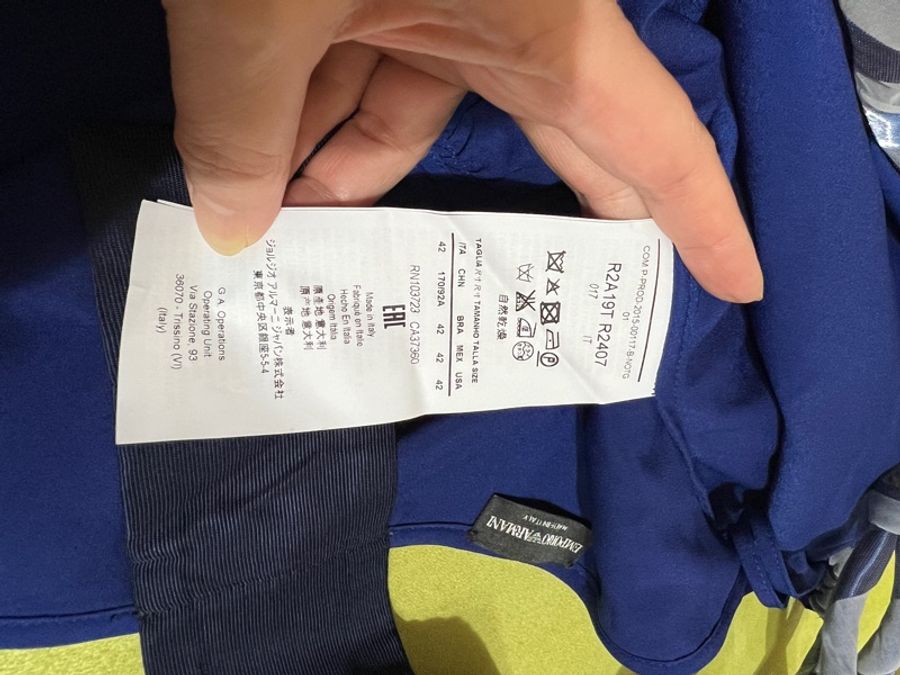 Emporio Armani 露背烏干紗小禮服42號-4