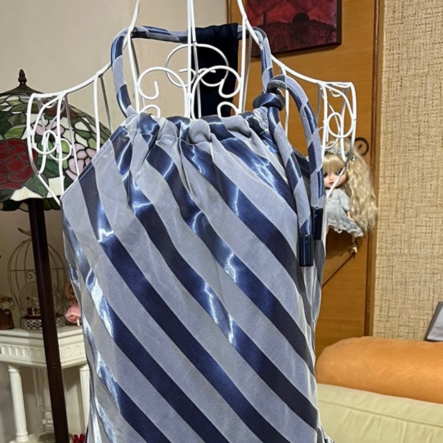 Emporio Armani 露背烏干紗小禮服42號-6