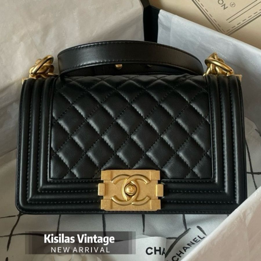 Chanel 牛皮Leboy 20cm-0