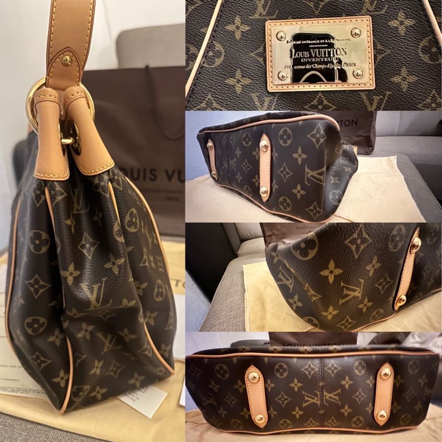 【Louis Vuitton路易威登】LV停產絕版全新正品全配原花南瓜包/經典原花紋金牌/明星名媛愛用包 M56372-11