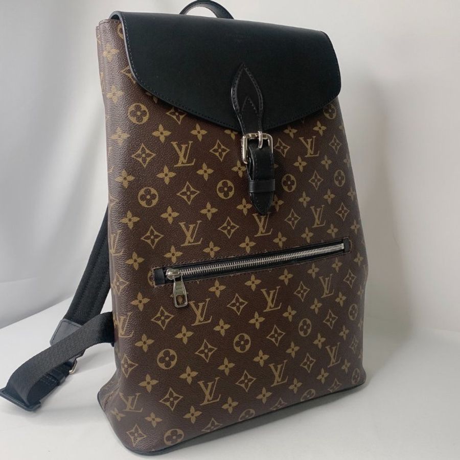 LV Macassar Palk 老花雙肩後背包-3