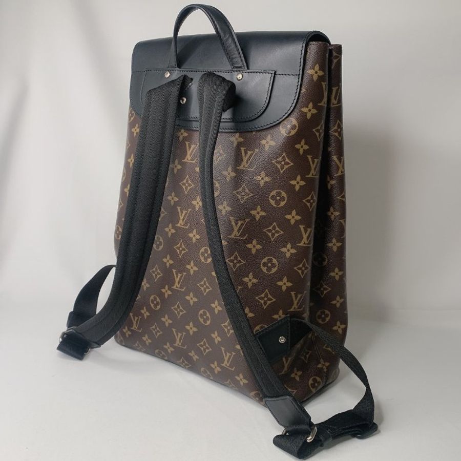 LV Macassar Palk 老花雙肩後背包-4