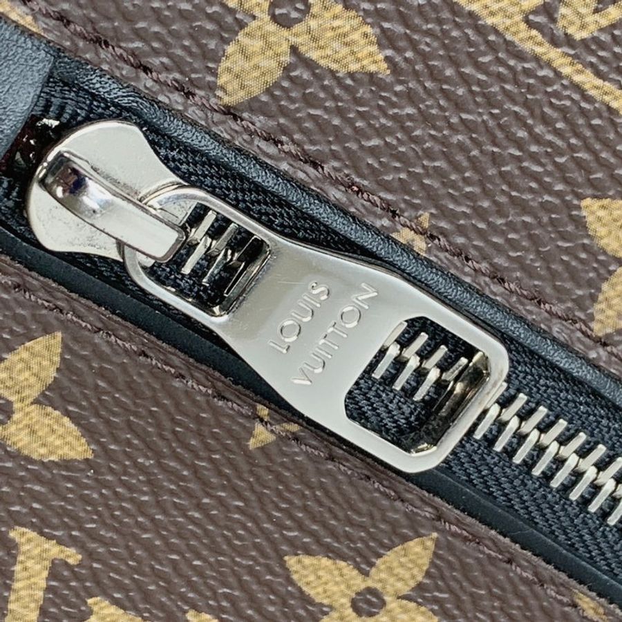 LV Macassar Palk 老花雙肩後背包-9