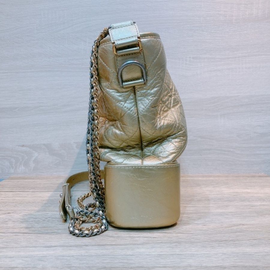 CHANEL 流浪包大號 金色GABRIELLE BAG LARGE GOLD-2
