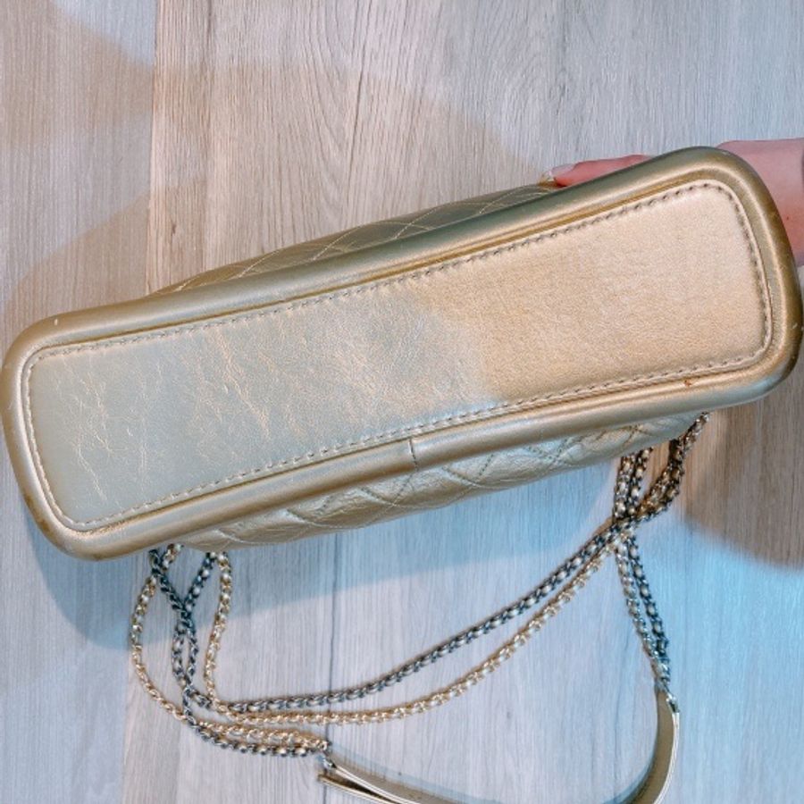 CHANEL 流浪包大號 金色GABRIELLE BAG LARGE GOLD-4
