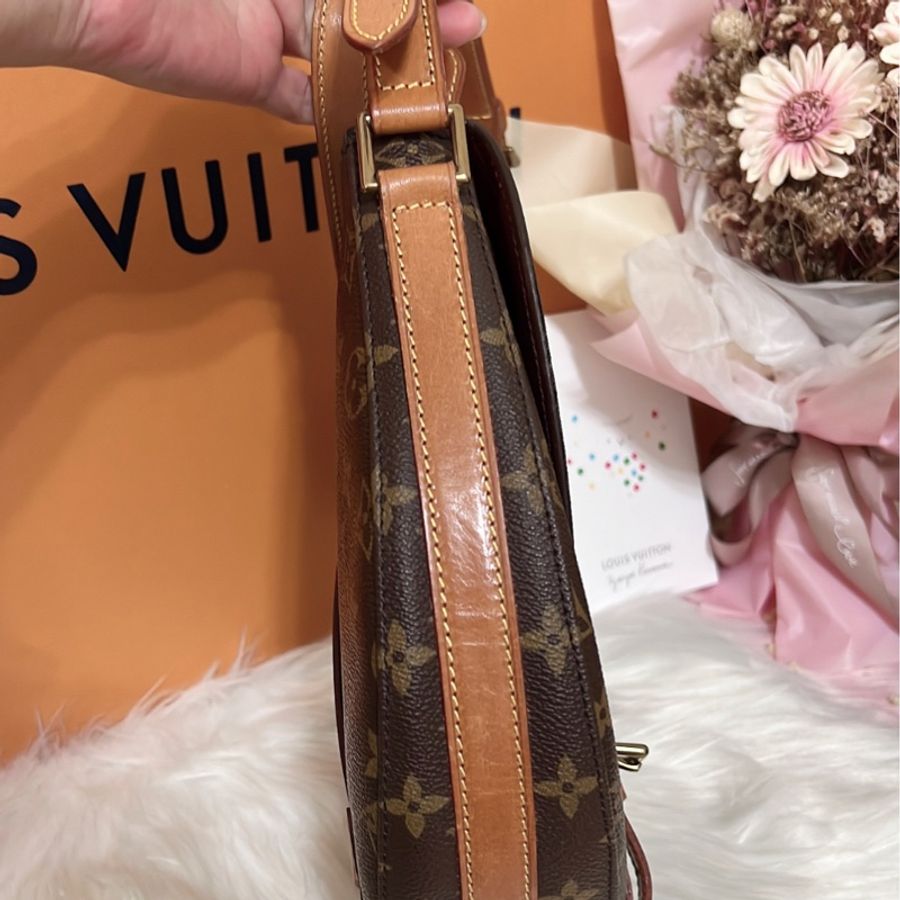 Louis Vuitton LV 絕版盾牌包 斜背 中款-3