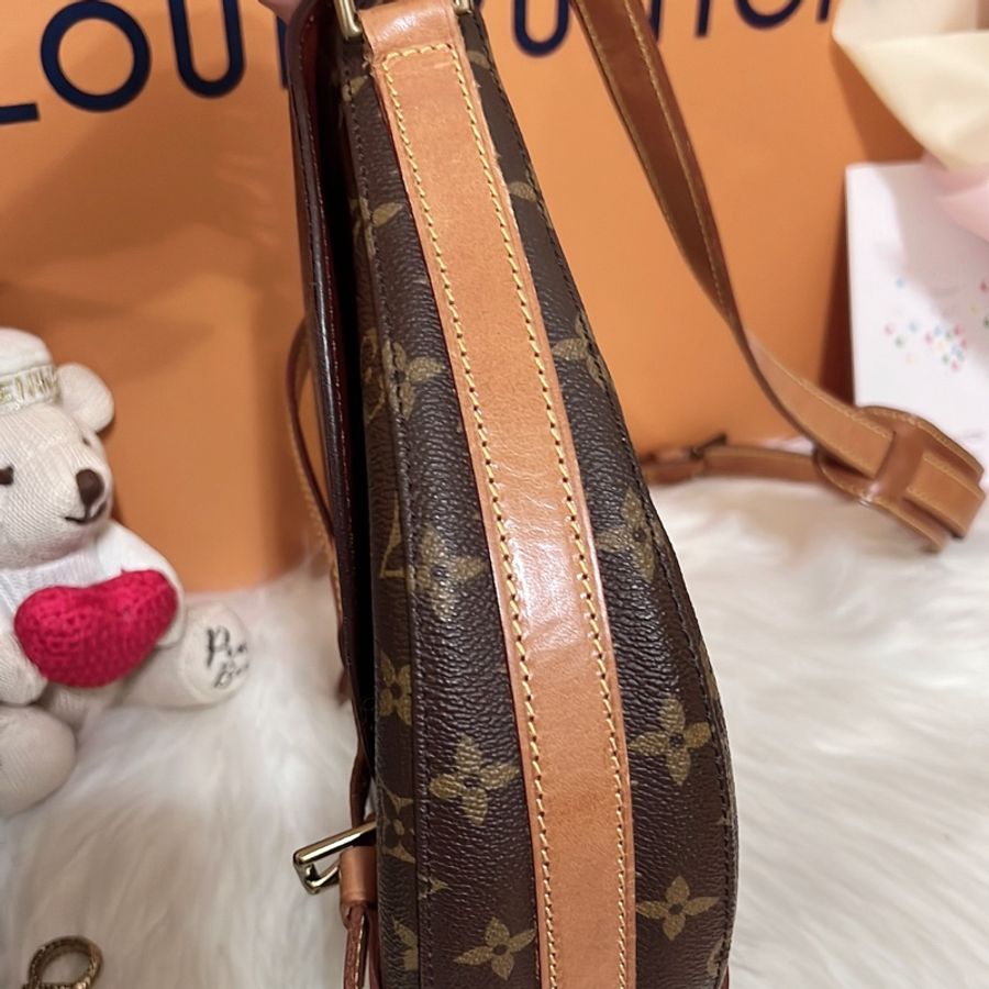 Louis Vuitton LV 絕版盾牌包 斜背 中款-4