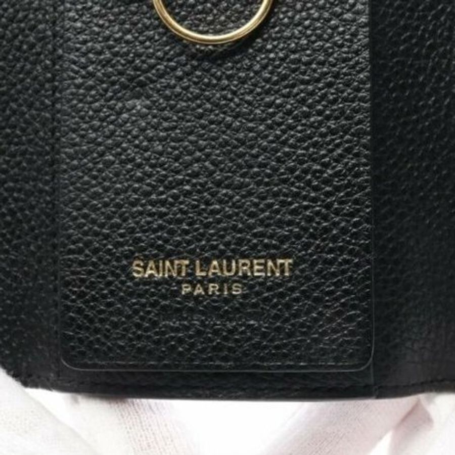 YSL 6孔荔枝皮鑰匙包-3