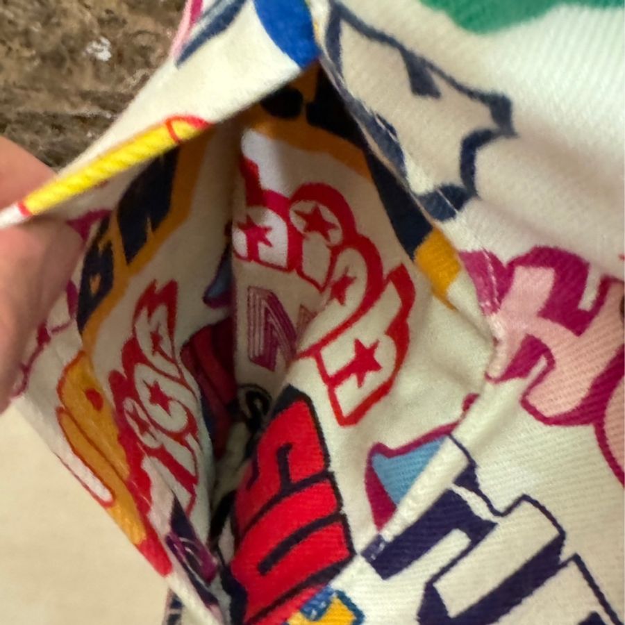 [絕版聯名] Supreme x Hysteric Glamour 限量版跨界聯名 九成新 文字圖案牛仔外套 ＃實穿收藏兩相宜-17