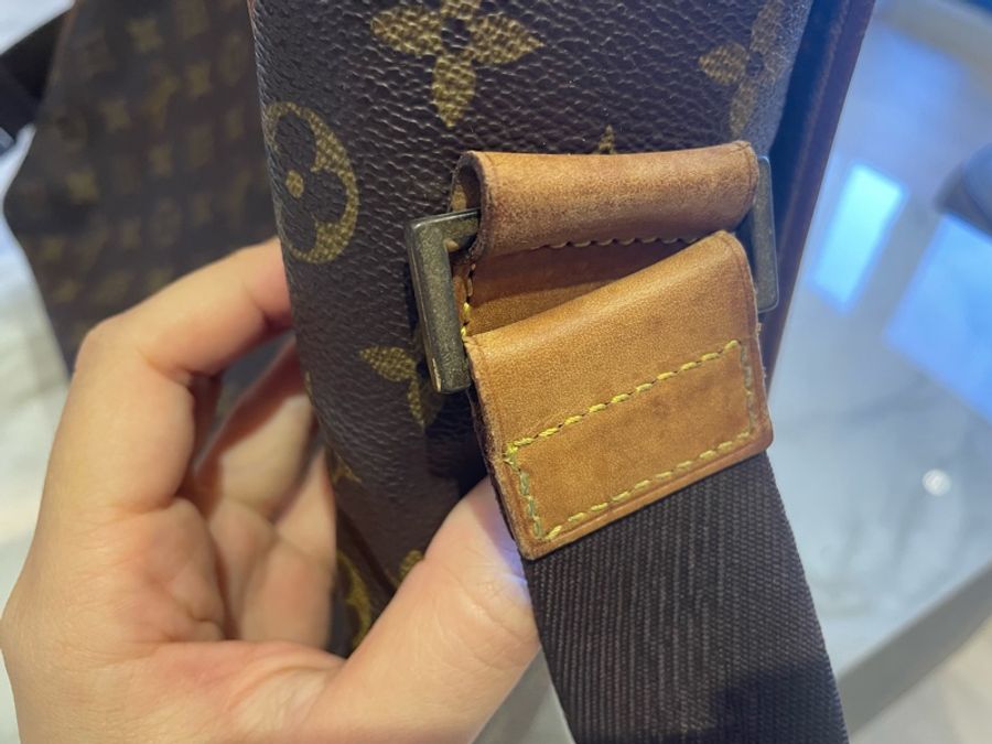 Louis Vuitton LV 公事包 大郵差包 老花公事包 電腦包-5