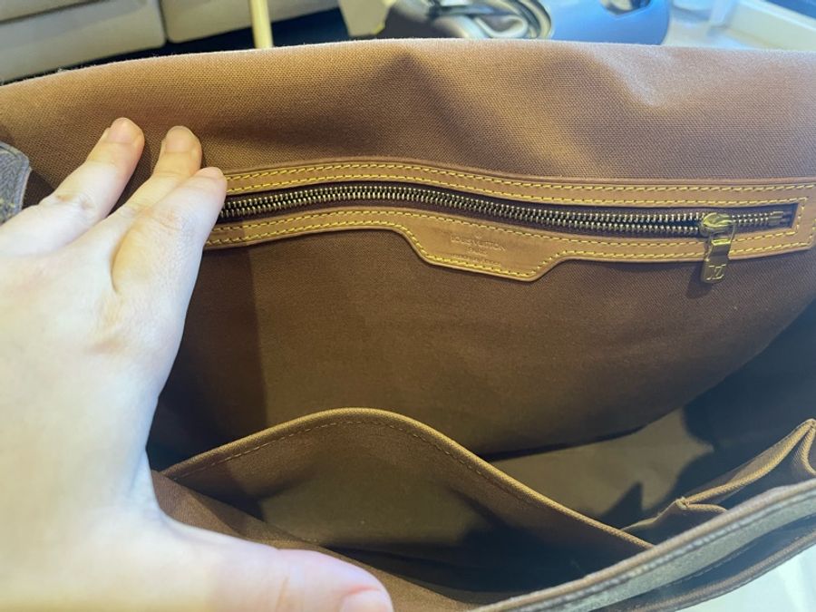 Louis Vuitton LV 公事包 大郵差包 老花公事包 電腦包-10