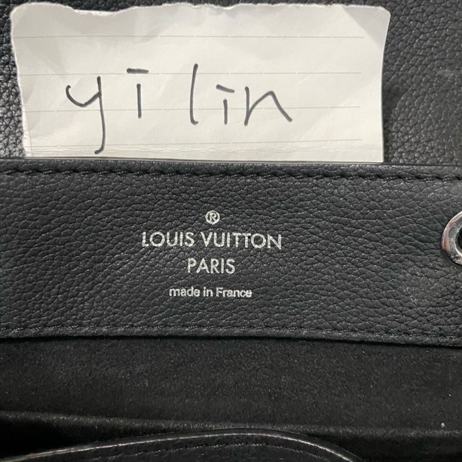 LV lockme backpack 後背包黑色銀扣 正常版-3