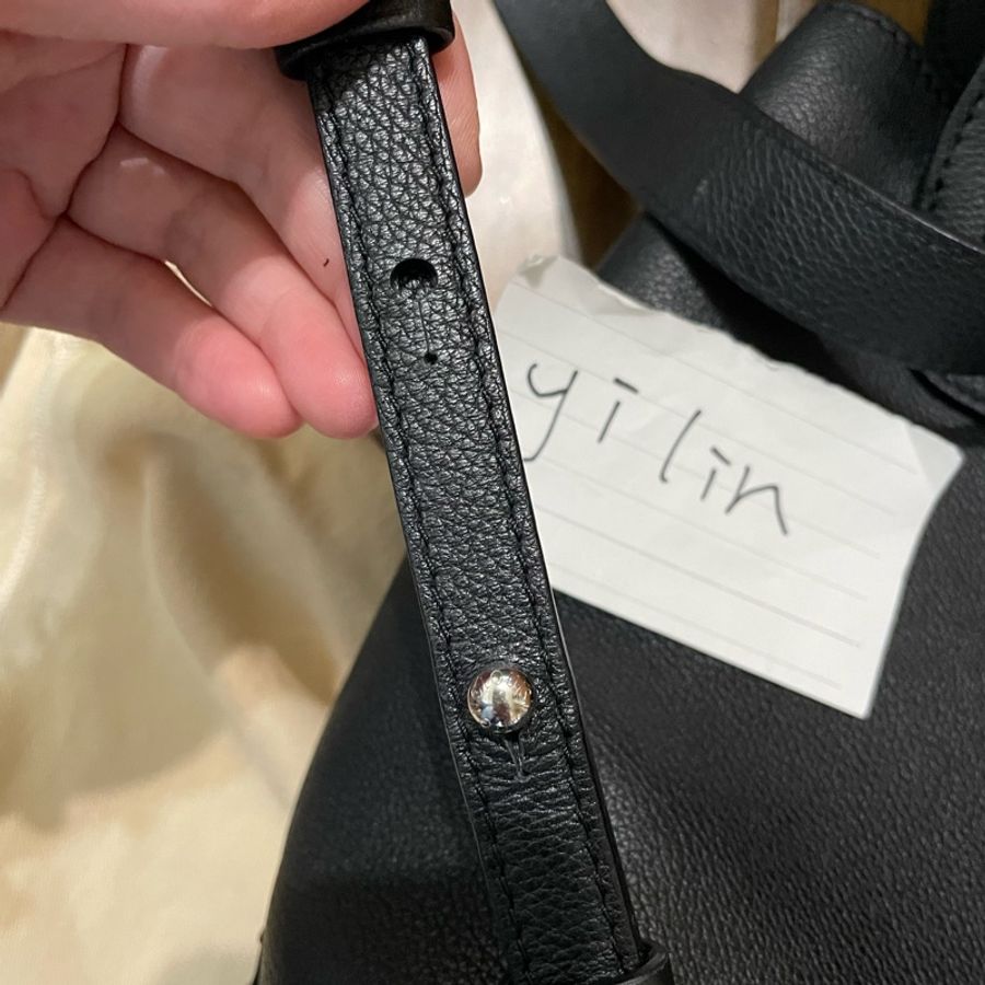 LV lockme backpack 後背包黑色銀扣 正常版-27