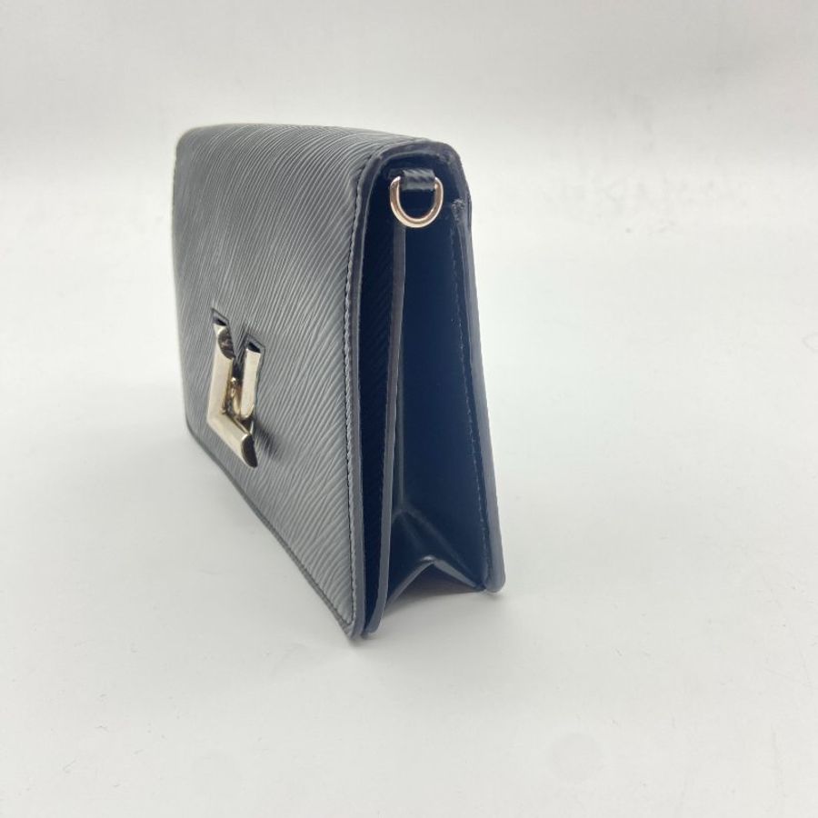 Louis Vuitton LV 晶片款 黑色EPI皮TWIST鍊包/肩背包/斜背包/腰包/手拿包-10