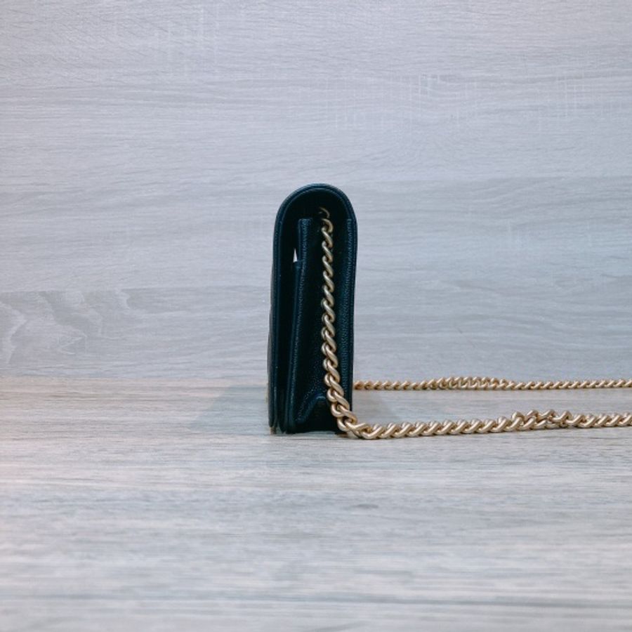 CHANEL 荔枝牛皮 鏈條包BOY WALLET ON CHAIN-3
