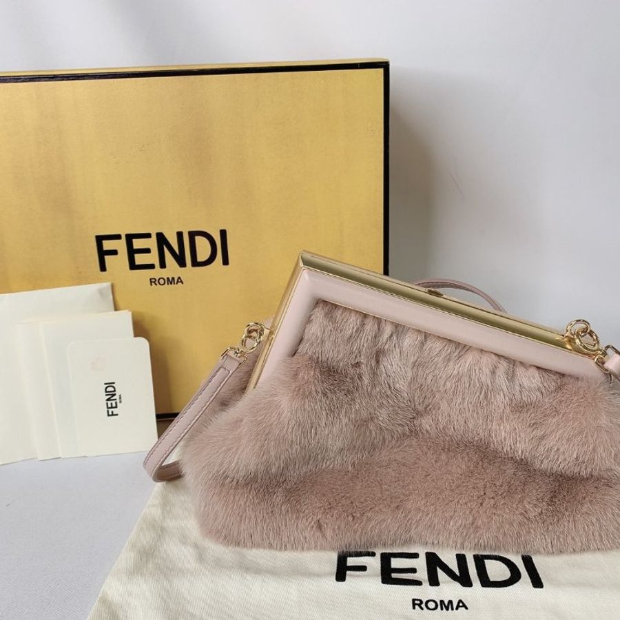 FENDI First水貂皮草手袋-4
