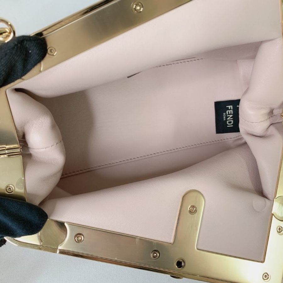 FENDI First水貂皮草手袋-9