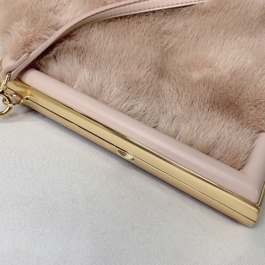 FENDI First水貂皮草手袋-12