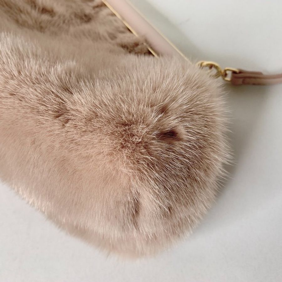 FENDI First水貂皮草手袋-15