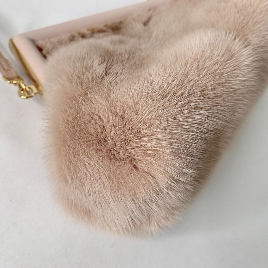 FENDI First水貂皮草手袋-16