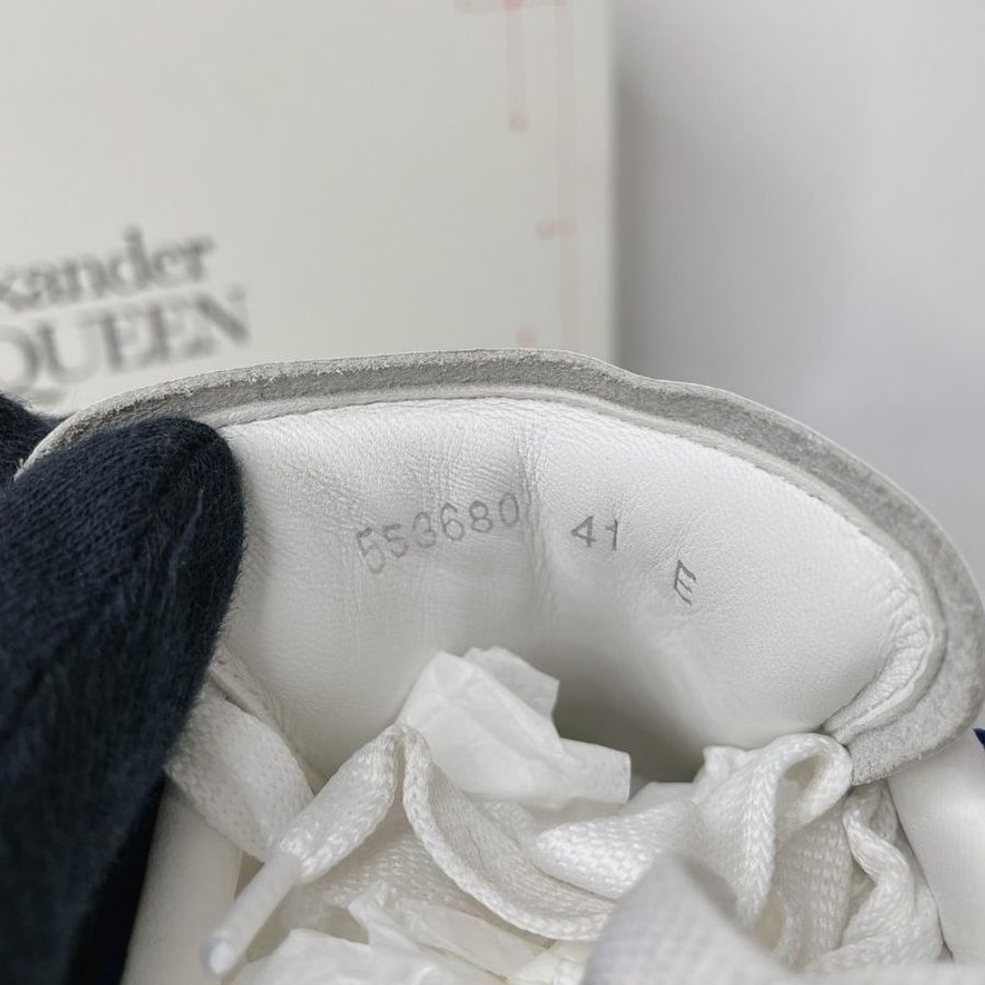 McQUEEN 麥坤厚底白鞋-11