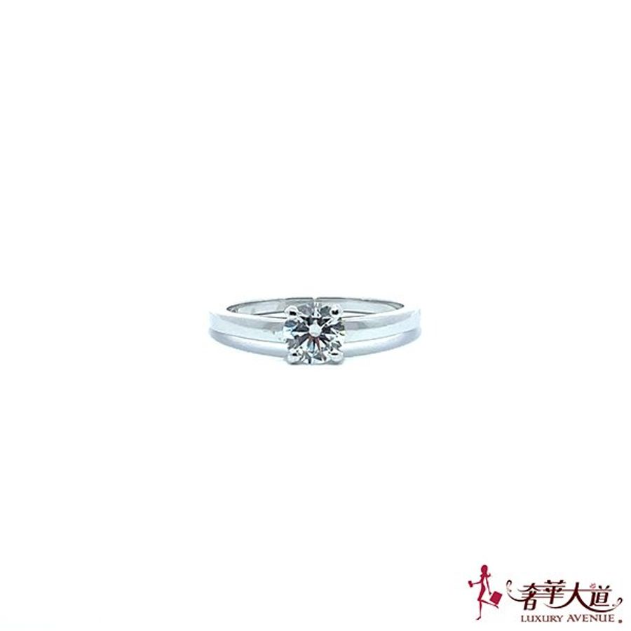 BVLGARI 寶格麗0.54CT鉑金鑽戒-0