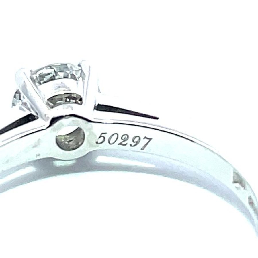 BVLGARI 寶格麗0.54CT鉑金鑽戒-5