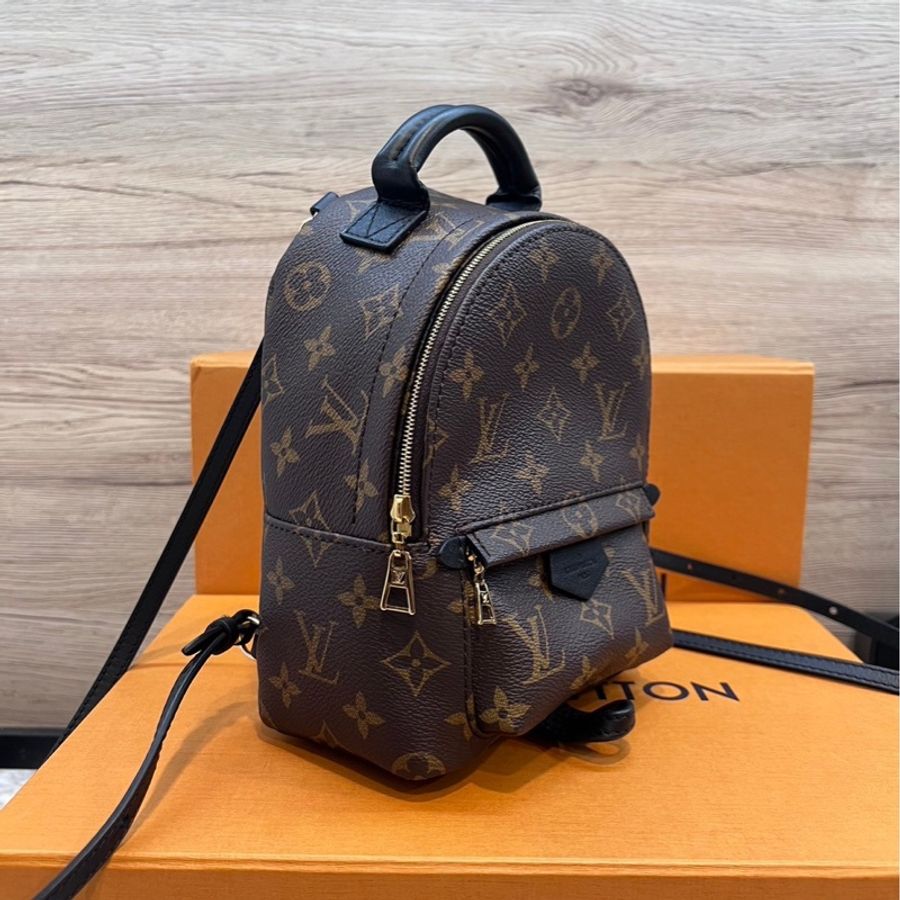 LV Palm Springs Mini 後背包 新款小書包 M44873 晶片款-1